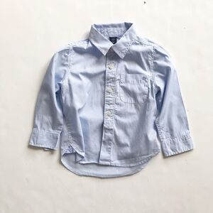 BABygap stripe button down dress shirt EUC 3T